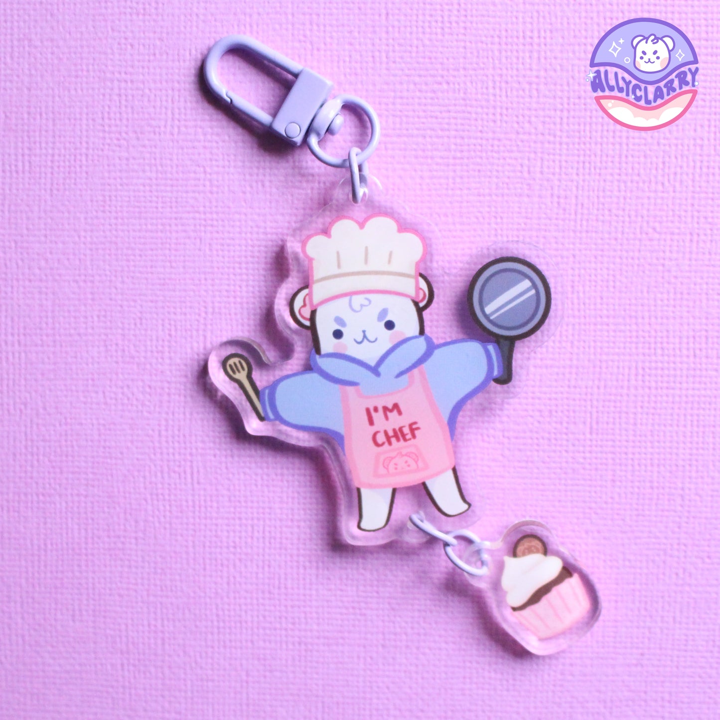 Chef Bear Connect Acrylic Charm