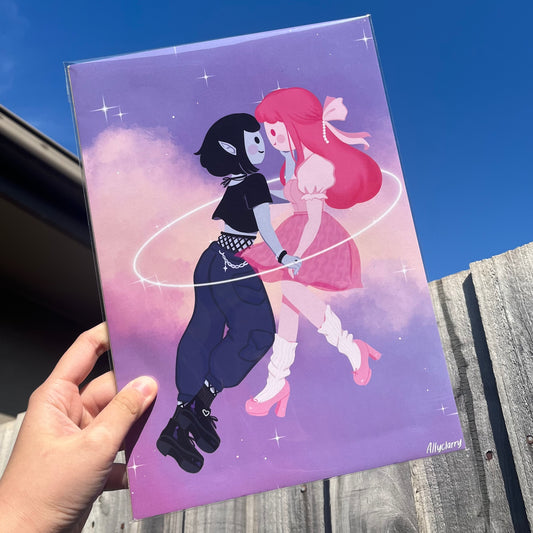 Bubbline Art Print