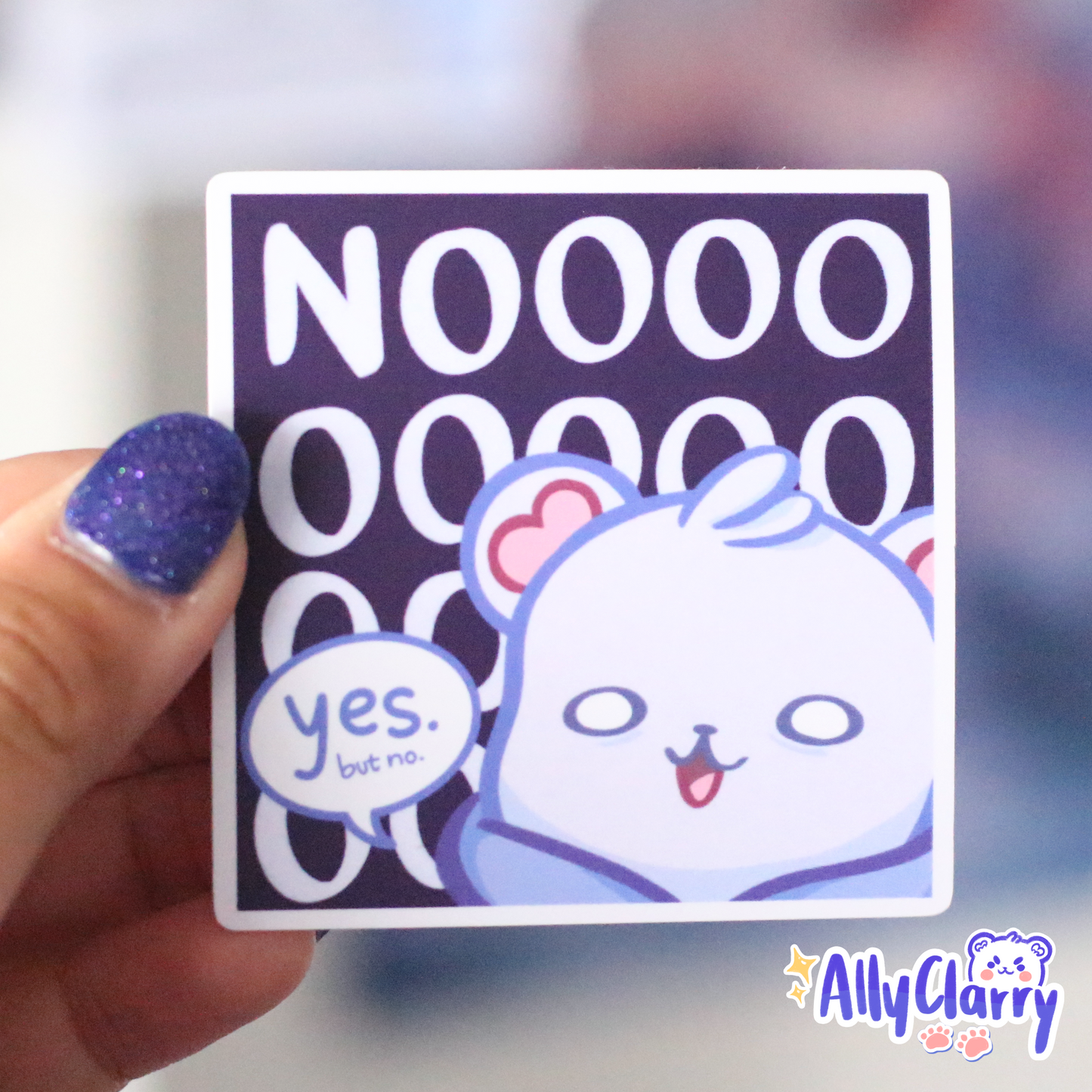 Chonkybear is NOT okay vinyl stickers