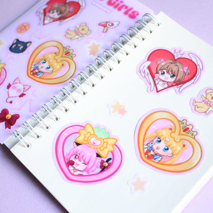 Shoujo Girls Vinyl Sticker Sheet