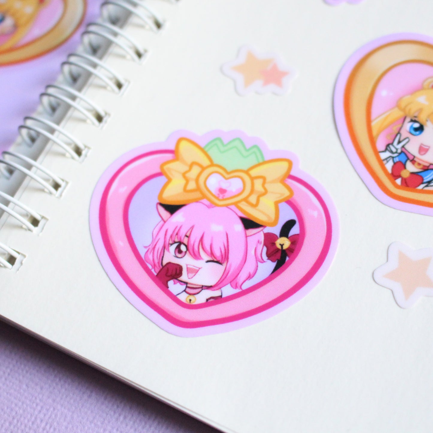 Shoujo Girls Vinyl Sticker Sheet