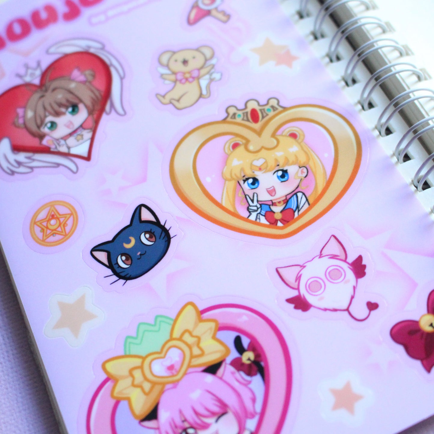 Shoujo Girls Vinyl Sticker Sheet