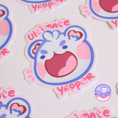 Ultimate Yapper vinyl sticker