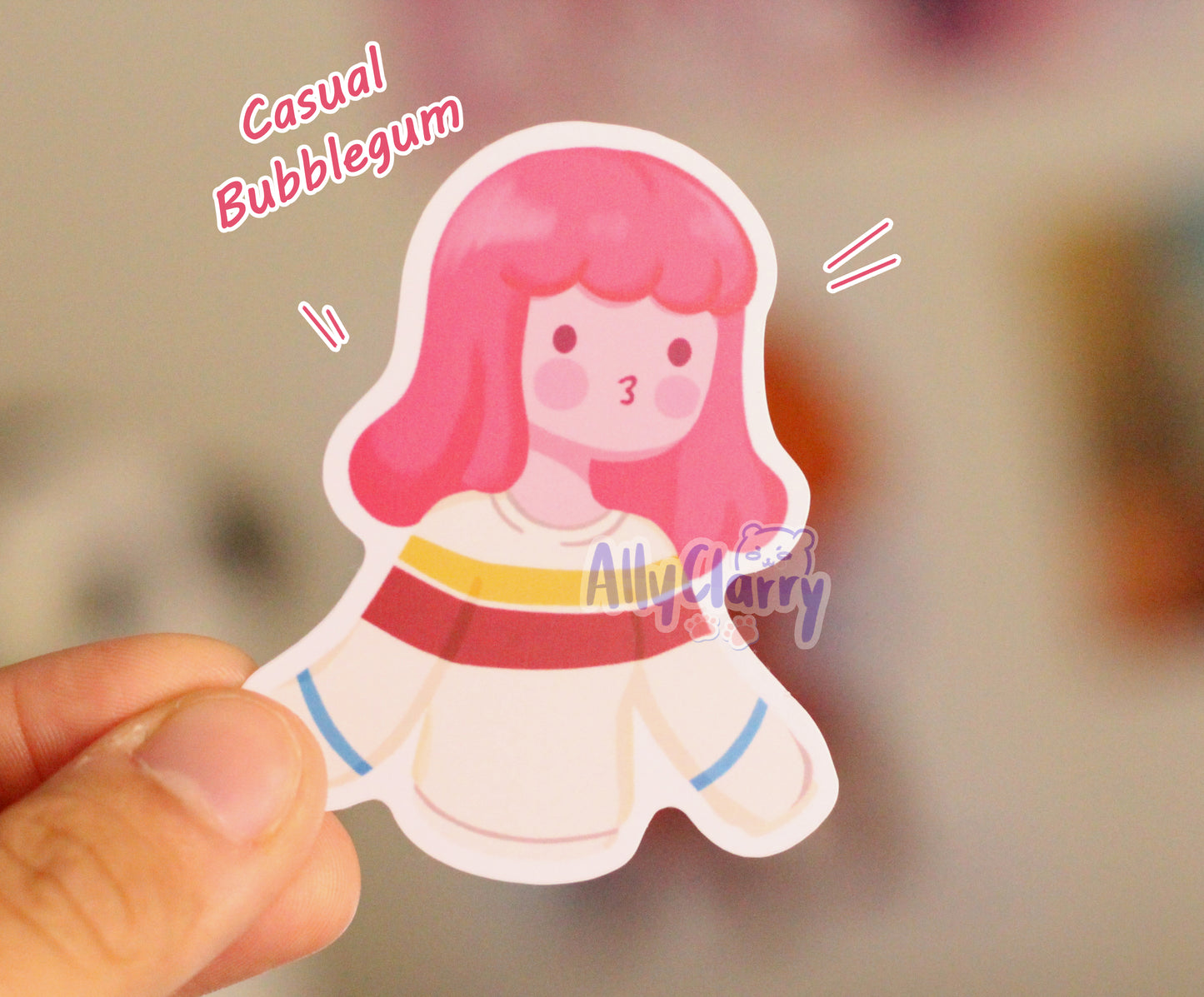 Princess Bubblegum and Marceline vinyl stickers